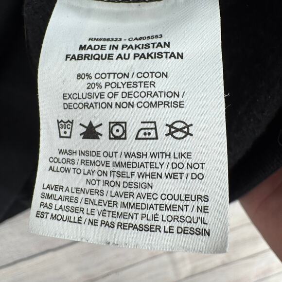 Nike Colorblock Embroidered Logo Crewneck Sweatshirt Women’s XL Black Pink Gray - Picture 9 of 13